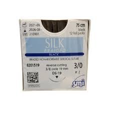  SUTURE SILK 3/0    خيط سيلك