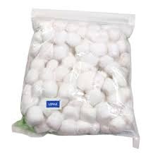  COTTON BOLL PKT 100 PCS         كرات القطن اكياس 100 حبه