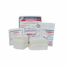  GAUZE SWAB NON STRILE10*10 /8PLY      شاش قطع غير معقم مقاس 10سم علبه 100حبه