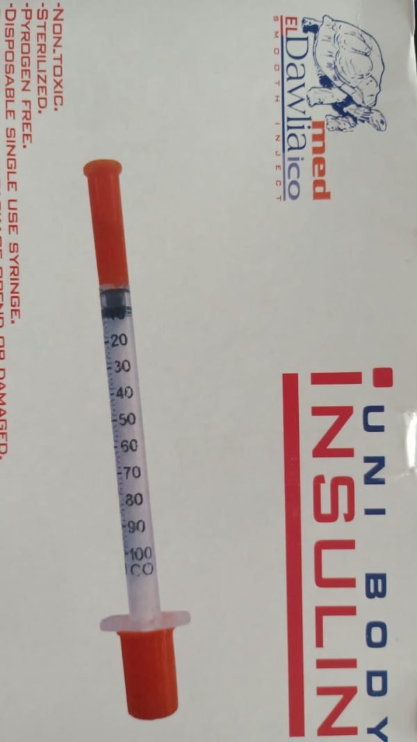 ⁦ 1 ML INSULIN SYRINGE 30G سرنجات انسولين 1مل⁩ - الصورة ⁦2⁩